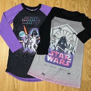 Lot of 2 Star Wars Nightgowns, Size 12